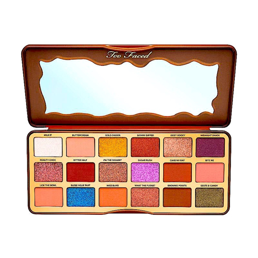 Too Faced Better Than Chocolate Cocoa-Infused Eye Shadow Palette. 0.69 oz
